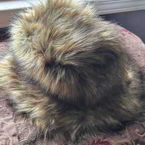Spirit Faux Fur Hat - Brown